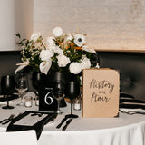 The Den: Table Numbers