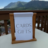 Stained Wood Tabletop Frame 10"x12"