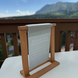 Stained Wood Tabletop Frame 10"x12"