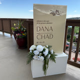 Small Stand Welcome Sign Display