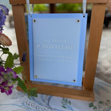 Stained Wood Tabletop Frame 10"x12"