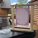 Natural Wood Tabletop Frame 10"x12"